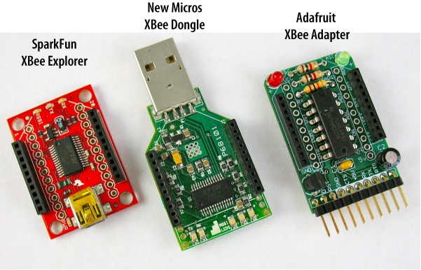 XBee adapters are available from many vendors in a variety of different formats