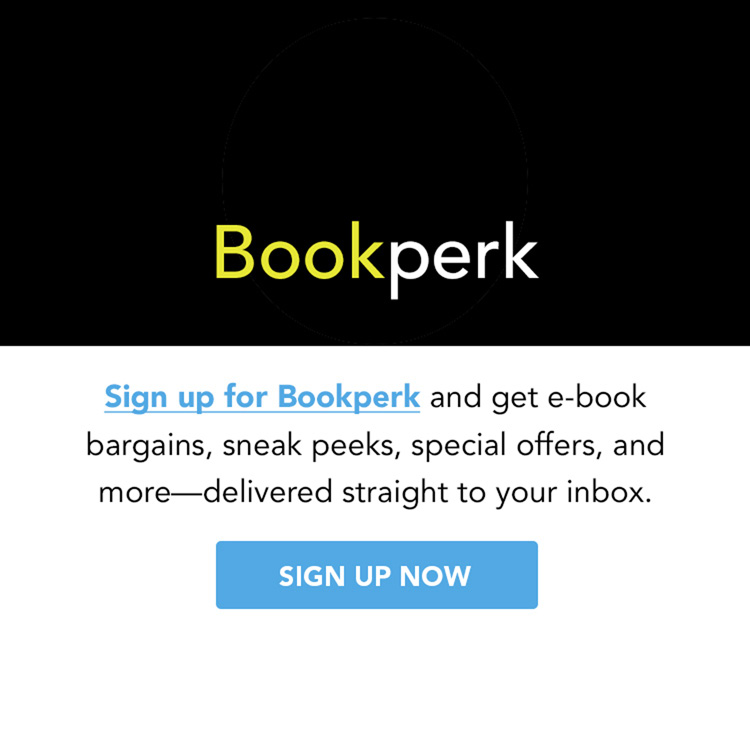 Bookperk sign-up advertisement