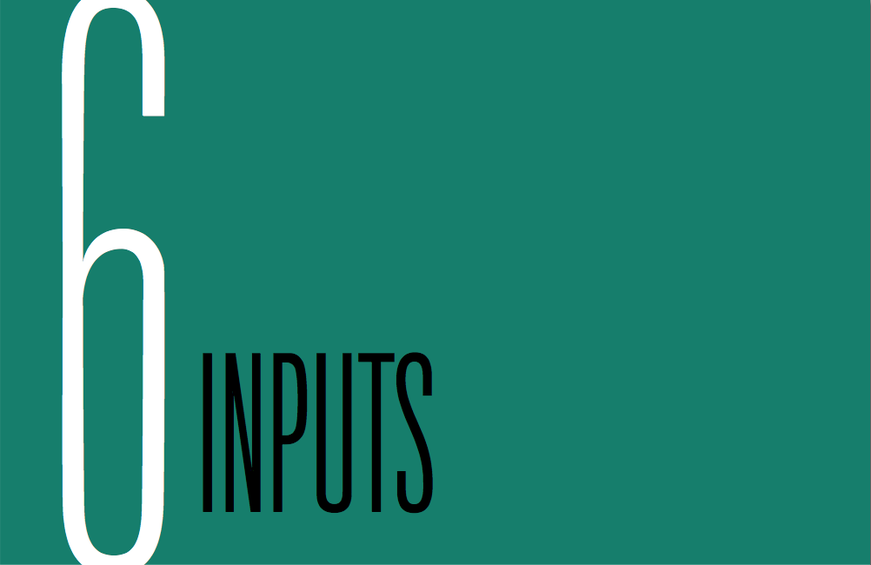 Chapter 6: Inputs