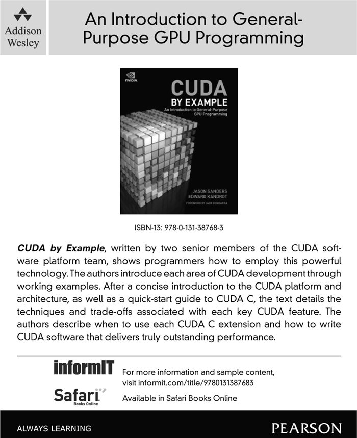 The CUDA Handbook: A Comprehensive Guide to GPU Programming - CUDA Handbook: A Comprehensive Guide to GPU