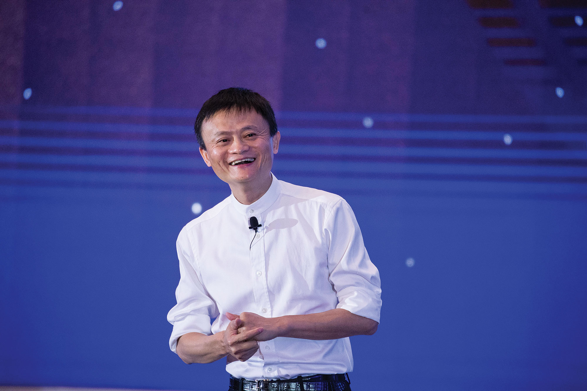 A photo shows Jack Ma.