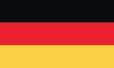 Photo of the German flag.