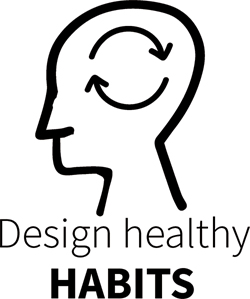 Design healthy habits - representation shows the refresh icon a human head.
