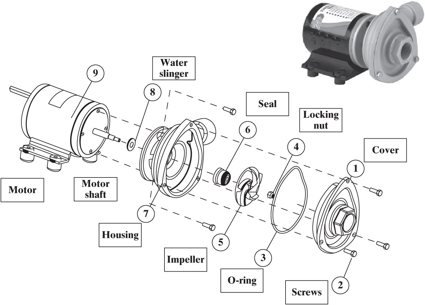 A diagram gives insight on how a Centrifugal Pump works.