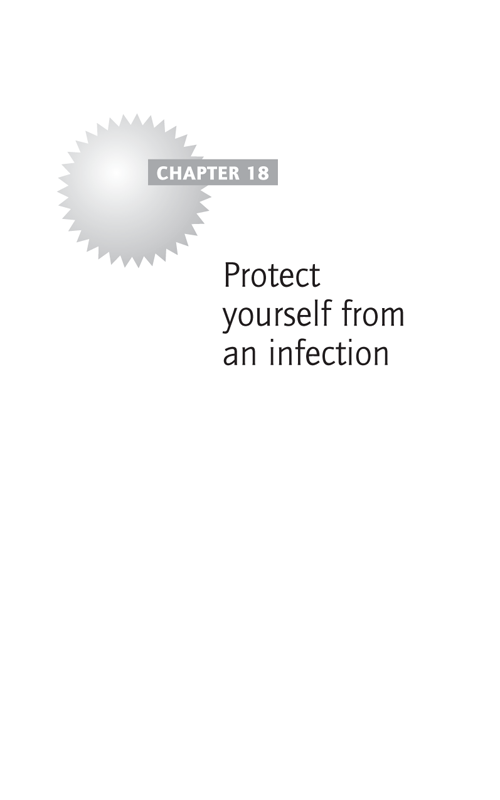 Protect yourself from an infection