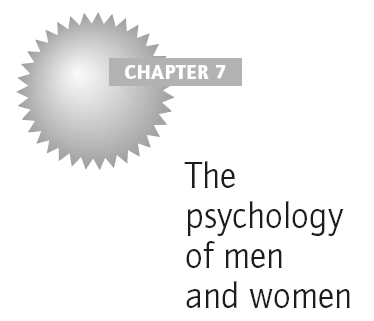 The psychology of men and women