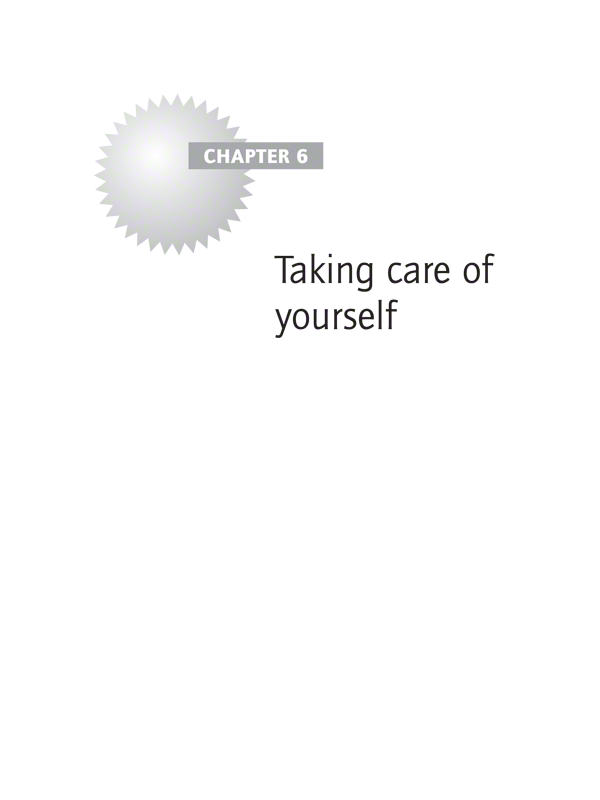 Taking care of yourself