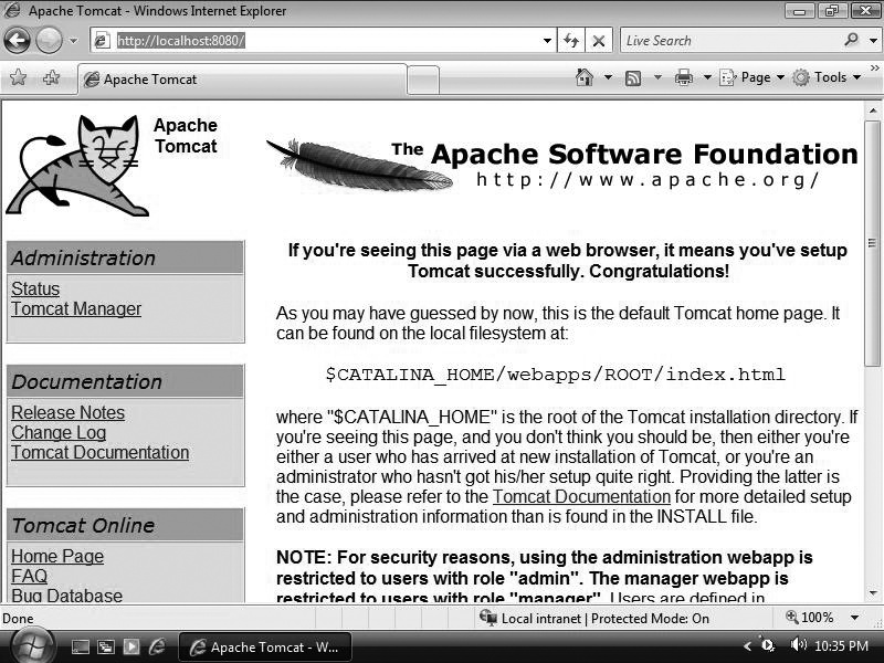 Testing Apache Tomcat