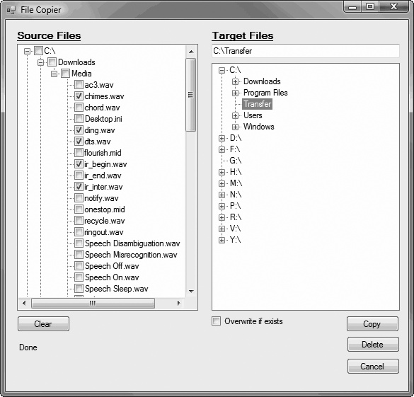 The File Copier application
