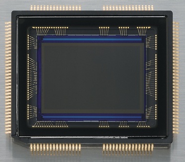 The image sensor in your D90 is a large silicon chip with an imaging area that’s the same size as a piece of APS film. It is this area that is sensitive to light.