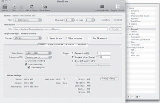 HandBrake (Mac OS X)