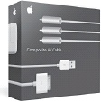 Composite AV cable (from the Apple Store)