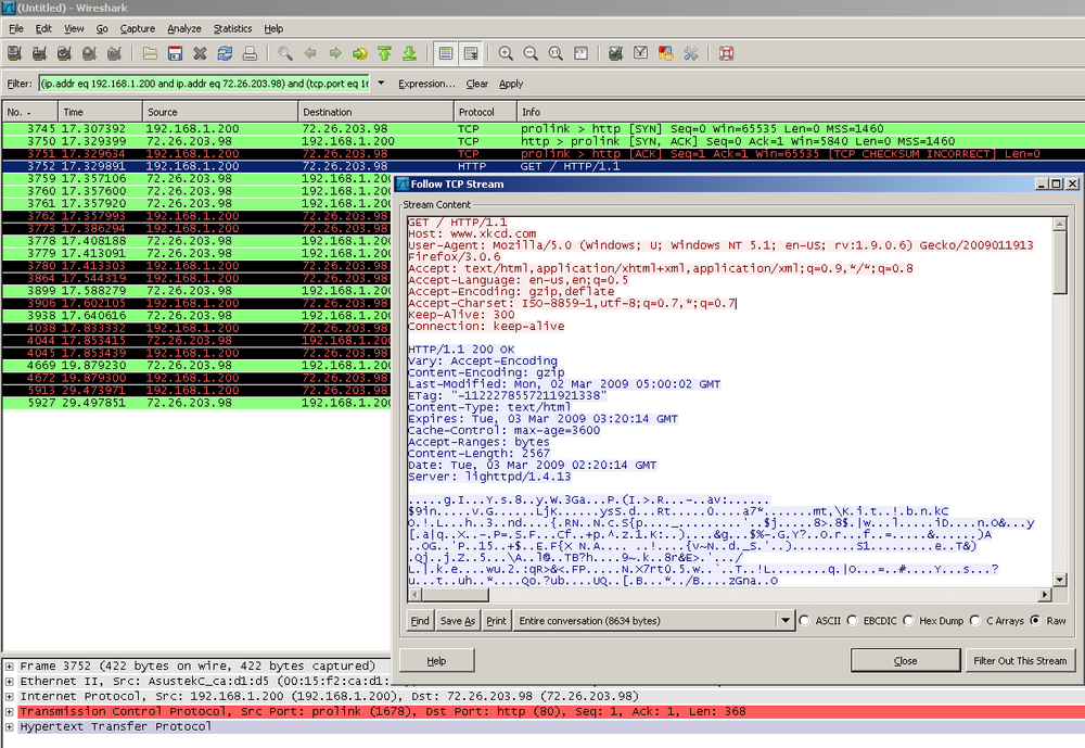 Wireshark, a popular open source packet analyzer, allows granular analysis of network traffic