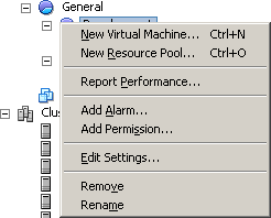 Editing a resource pool