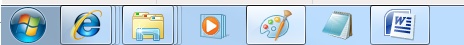 The new taskbar in Windows 7