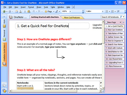The New Look of Office OneNote 2007 - First Look 2007 Microsoft® Office  System [Book]