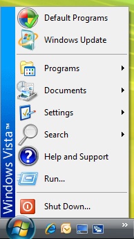 The classic Start menu, a re-creation of the Windows 2000 Start menu, is more compact but less easily customized. It also lacks a Search box.