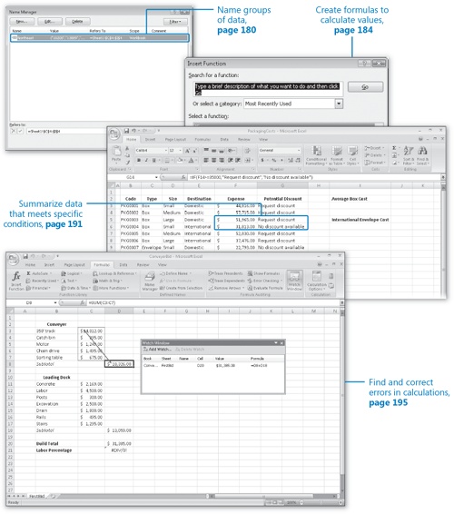 7. Performing Calculations on Data - 2007 Microsoft® Office System Step ...