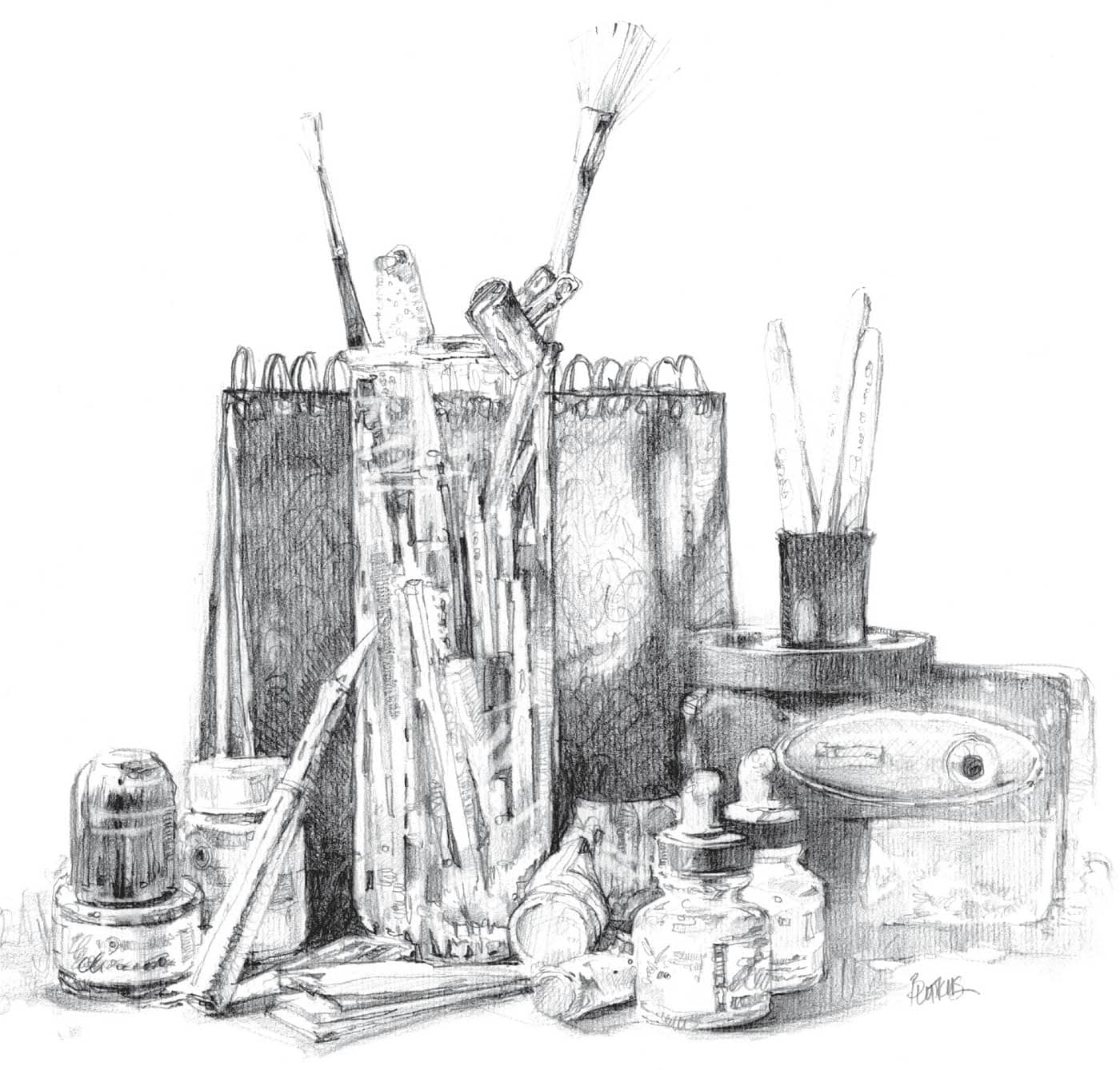 Drawing Common Things - My Early Pencil Drawings — Arts Learning Center,  drawing items