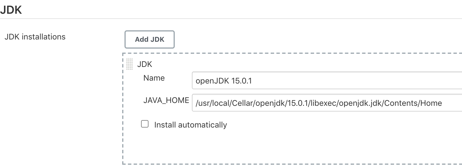 Configuring JAVA_HOME in Jenkins