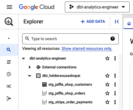 dbt Models BigQuery materialized table v2