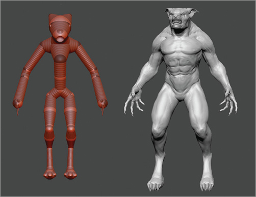 how to put tattoos on characters in zbrush