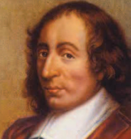 Portrait of Blaise Pascal.