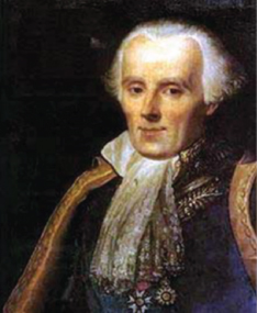 Portrait of Pierre Simon Marquis de Laplace.