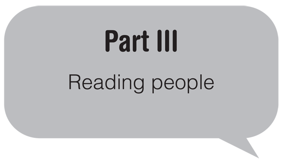 Part III: Reading people