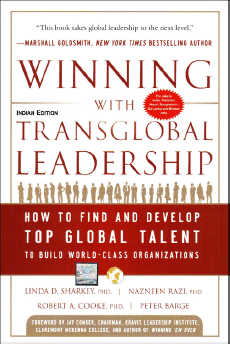 Figure depicting the cover page of the book named “WINNING WITH TRANSGLOBAL LEADERSHIP.”