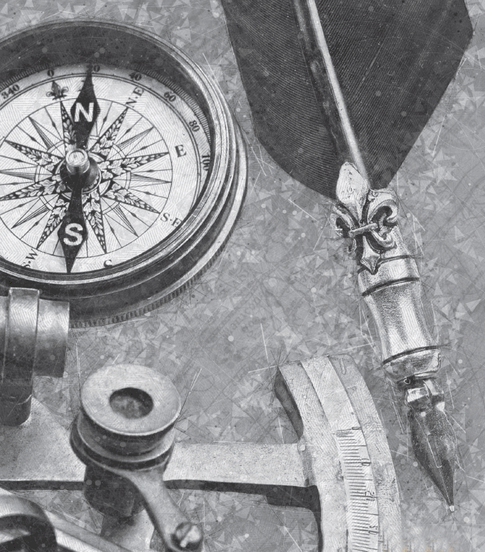 Photograph depicts scientific measuring instruments.