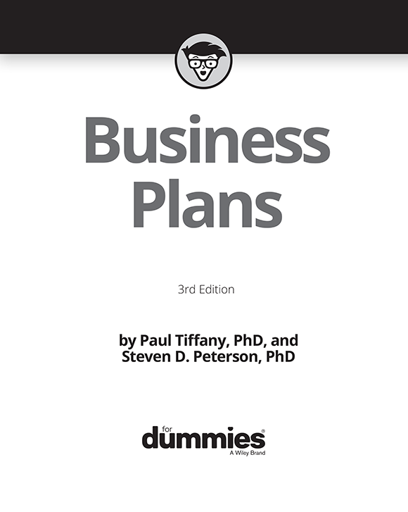 business plans for dummies 3rd edition