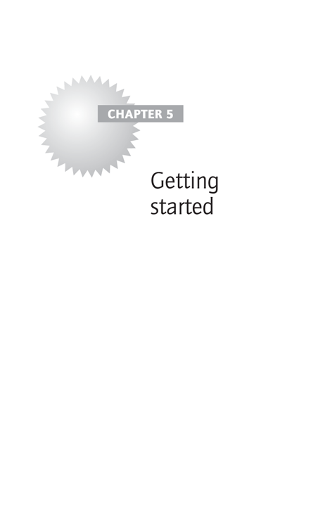 Chapter 5 Getting started