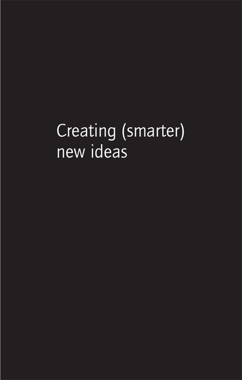 Creating (smarter) new ideas