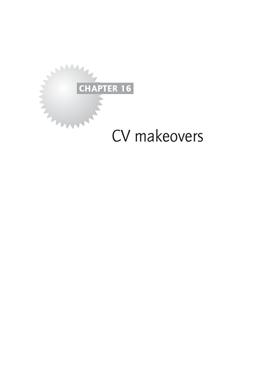 CHAPTER 16 CV makeovers