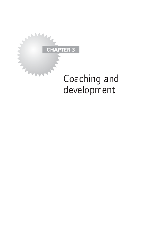Coaching and development