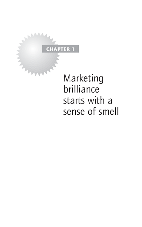 Chapter 1 Marketing brilliance starts with a sense of smell
