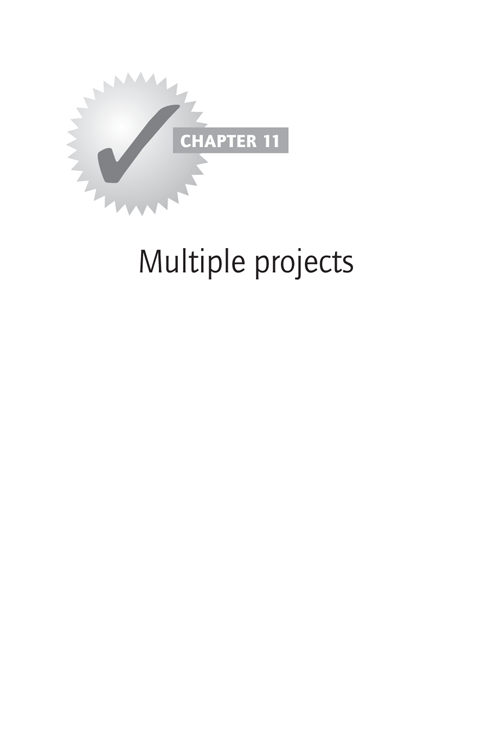 CHAPTER 11: Multiple projects