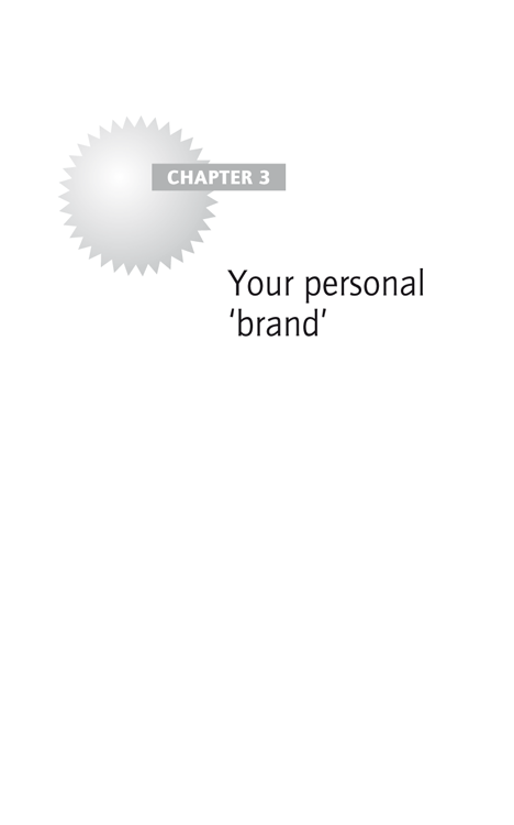 Chapter 3: Your personal âbrandâ