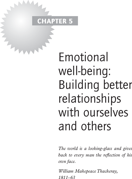 Emotional well-being: Building better relationships with ourselves and others