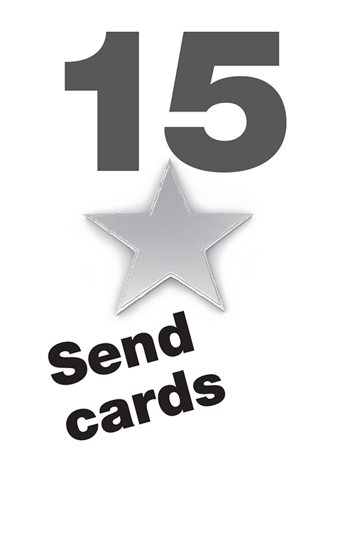 15. Send cards