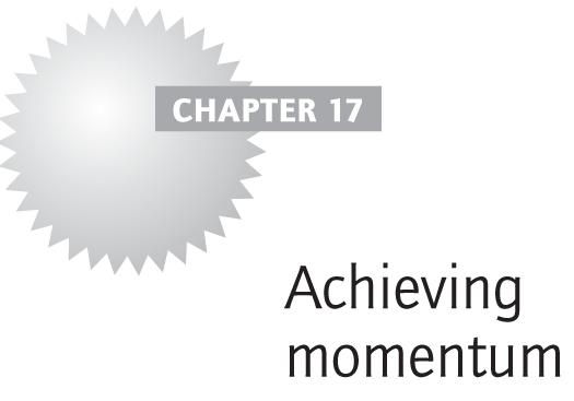 Achieving momentum
