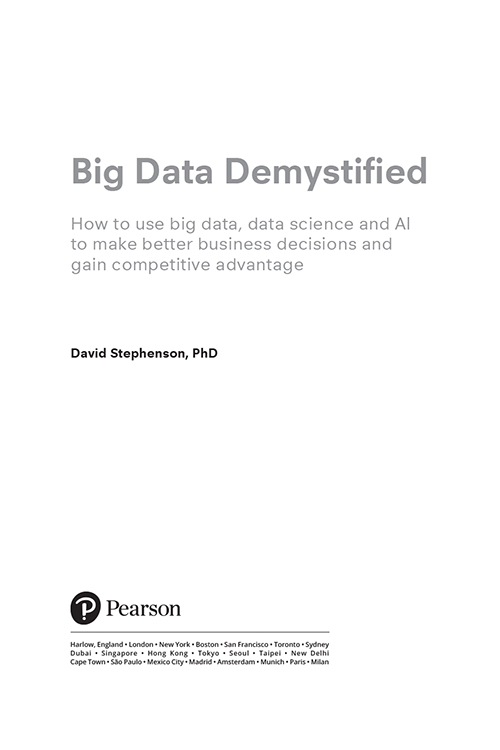 Big Data Demystified