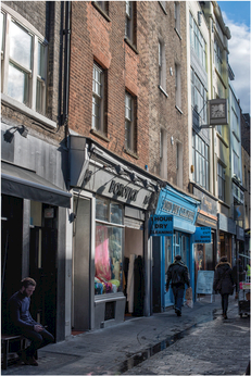 Useful Addresses 1 Fabric shops, Berwick Street, London Photograph: Margaret Maguire.