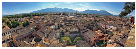 FIGURE 39.1 Italy panorama made with the sweep panorama mode on an iPhone 5S.