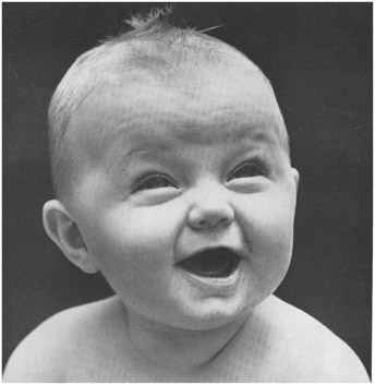 Figure 1.1 Children begin to laugh before they can speak