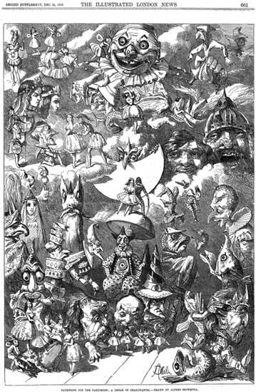 Figure 3.1 Illustration of Pantomime by Alfred Henry Forrester, aka Alfred Crowquill