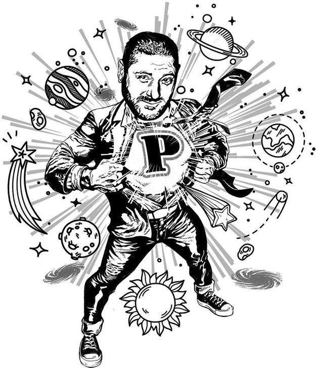Figure 1.1 Greg Lee Dampier–P is for premise: a writer’s superpower. It’s how the writer projects a personal truth into the universe.
