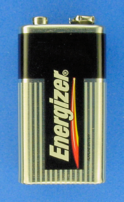 Alkaline 9 V battery