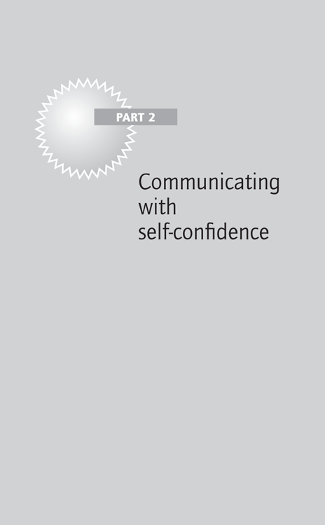 Communicating with self-confidence